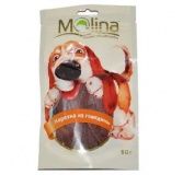 Лакомство для собак Molina нарезка из говядины 0,08 кг.