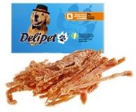 Лакомство для собак DeliPet куриные грудки с глюкозамином 0,05 кг.